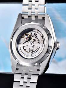 PAGANI DESIGN DESIGN 2026 Đồng hồ nam Seagull ST6 tự động cơ khí, thép không gỉ, chống nước, mặt kính sapphire PD-1821 - Màu xanh lam - Xem 8