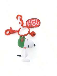 SNOOPY 1 chiếc móc khóa sáng tạo, mặt dây chuyền hình hoạt hình dễ thương dành cho cặp đôi, phụ kiện túi xách - Nhiều màu - Xem 2