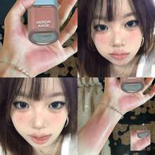 HERORANGE丝滑水润液体腮红，柔雾低饱和度色调。打造自然年轻光泽，韩日美学，日常纯净妆容的理想之选。 - 彩色 - 查看 11