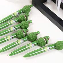 Bộ 3/5 bút bi hình sầu riêng, bút bi rút dễ thương với hình sầu riêng và mèo con, bút bi mềm mại dành cho học sinh và nữ sinh. - Nhiều màu - Xem 9