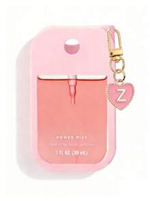 1 Set 1oz (30ml) No-Rinse Hand Sanitizer Spray Bottle Protective Case, 26 Designs Heart & Letter Pattern Silicone Anti-Drop Anti-Collision Protective Cover With Keychain, Suitable For Travel, Outdoor, Gift Use, Applicable For Halloween, Christmas - View 11