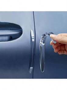 Conjunto de 4 protetores de borda de porta de carro transparentes, flexíveis e transparentes, anticolisão, com tiras protetoras autoadesivas antirriscos, adequadas para portas, retrovisores e lataria do carro. Design invisível que se adapta à maioria dos veículos. Ideal para estacionamentos, direção na cidade, detalhamento automotivo, viagens, carros familiares, presentes para entusiastas de carros, presentes de Dia dos Pais, presentes de Natal e acessórios essenciais para evitar amassados e arranhões. - Multicolorido - Ver 9
