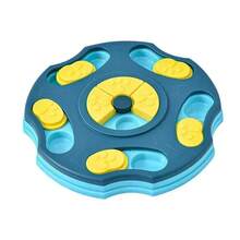 Dog Puzzle Toys Slow Feeder Interactive Increase Puppy IQ Food Dispenser Slowly Eating NonSlip Bowl Pet Cat Dogs Training Game - hồng1 - Xem 8