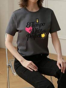 Women T-Shirts - Dark Grey - View 2