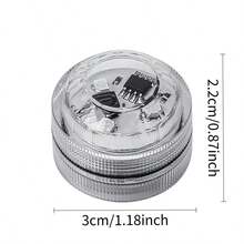 4pcs/2pcs Battery Powered RGB Underwater LED Lights, High Quality Remote Control Submersible LED Lights For Fish Tank, Pond, Wedding, Party, Accessories And Attachments - Multicolor - View 5