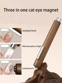 1pc Cat Eye Magnetic Nail Art 3-In-1 Heart Snake Skin Detachable Magnetic Nail Tool - Type B - View 5