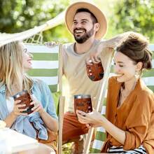 1 chiếc/5 chiếc cốc Moin hình ngọn hải đăng và thuyền buồm 12oz (1 chiếc) - Cốc giữ nhiệt giả da chủ đề hàng hải, thích hợp cho những người yêu thích bờ biển nước Đức, quà tặng chủ đề hàng hải và những ngày đi biển. - Đa sắc màu - Khởi hành - Xem 7