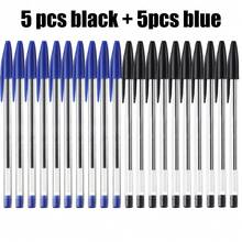 10/20/30/50支装中性笔，蓝/黑墨水，耐用便携，办公用品，文具（黑色） - 套裝 - 查看 21