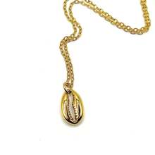 Cowrie Shell Necklace |   Spiritual Jewelry |   Hypoallergenic Necklace |   Meaningful Jewelry - Vàng - Xem 3