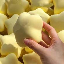 Yellow Lucky Star Squishy Squeeze Toy, Slow Rebound High Cute Stress Relief Toy With Soft Milky Texture - Multicolor - View 2