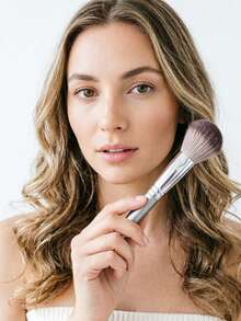 Bộ cọ trang điểm 14 món, mềm mại và bông xốp, bao gồm cọ đánh kem nền, phấn mắt và phấn má hồng, phù hợp cho người mới bắt đầu và chuyên nghiệp. Bộ sản phẩm bao gồm cọ trang điểm, bộ dụng cụ trang điểm, bộ trang điểm hoàn chỉnh. - Bạc - Xem 4