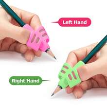 5 chiếc dụng cụ hỗ trợ cầm bút chì/bút viết tay, dụng cụ hỗ trợ cầm bút, dụng cụ luyện tư thế viết, dụng cụ hỗ trợ viết bút. - A - Xem 5