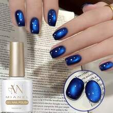 MIANEL 10ml 美白蓝色果冻指甲油，2026新款冰蓝色指甲油，适用于蓝色指甲、白色指甲、情人节指甲、春季指甲、夏季指甲，专业美甲沙龙产品 - 彩色 - 查看 12
