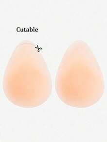 1 Pair Seamless Self-Adhesive Anti-Friction Washable Nipple Covers, Suitable For Swimwear, Clothing Coverage, Camisoles, Beach, Spa, Travel, Vacation, Water Parks, Swimming Pools, Camisoles, Daily Wear, Bathing - Teardrop Shape - View 8