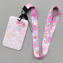 SANRIO Giá đựng thẻ xe buýt cứng hình hoạt hình Anime, in chuyển nhiệt, thẻ sinh viên/thẻ đeo cổ/thẻ ID. - Nhiều màu - Xem 11