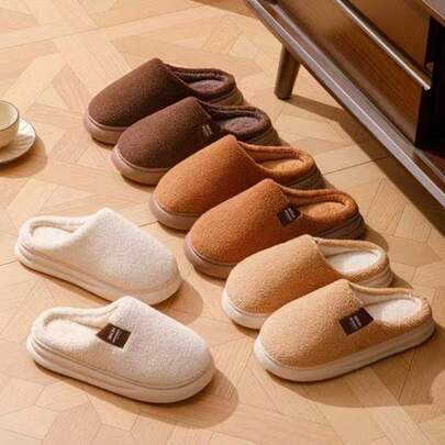 Pantufa Adulto Confortável Forrada Quentinha Antiderrapante Solado borracha