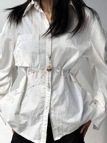 1 pieza Cadena para el Body de bikini con conchas y caracolas, elegante, única y sexy, para vacaciones en la playa con estilo bohemio - Multicolor - Ver 3