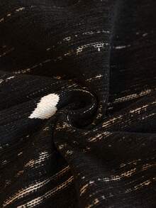 1pc Chenille Sofa Cushion, Non-Slip, Dust-Proof, Suitable For All Seasons - Black - View 8