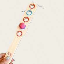 Wooden Blinder Target With Elastic Cord - Round Or Rectangular Dart Game Suitable For Outdoor Parties, Christmas Games, Fun - Durable Target For Valentine Easter - Multicolor - View 2