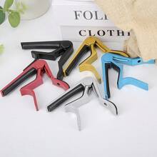 [Free Shipping]Capo Is A Versatile Aluminum Metal Guitar, Suitable For Acoustic And Classical Electric Guitars, Basses, Banjos, Violins, Mandolins, Ukuleles, And All Types Of Light Stringed Instruments. - Random - View 2