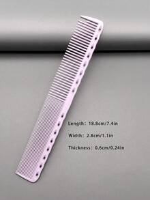 1件/3件/4件/5件/6件髮梳套組 理髮梳 造型師梳子 家用 耐熱耐用材質 附尺規量測款式 適合男女 造型化妝 婚禮化妝 含女用長髮梳 短髮梳 男用油頭梳 平頂梳 尖尾梳 造型梳 理髮店 專業沙龍 家用化妝 旅行必備 - 淡紫色 - 查看 15
