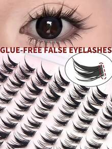 100pcs/Set C-Curl Lash Extensions, Dense And Fluffy, Suitable For Performance And Group Photo Shoot - C - View 5