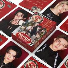 92张 ENHYPEN 2026 五周年纪念照片贴纸、LOMO卡、双面卡、收藏照片卡/贺卡/书签、主题LOMO卡贴纸套装、必备粉丝收藏品 - 彩色 - 查看 2