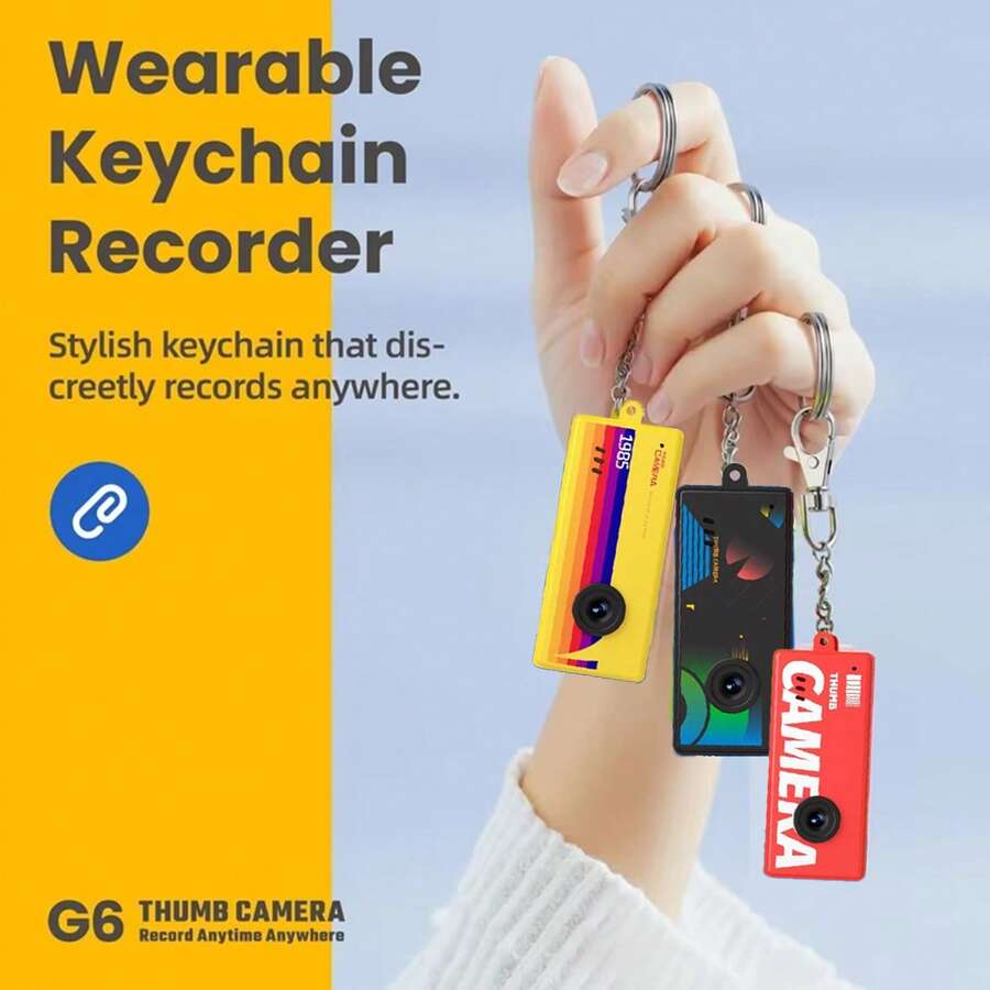 Cámara digital mini HD compacta con llavero, lente intercambiable y modo manual - Fácil de cargar en dispositivos móviles, adecuada para vlogging, viajes, fiestas y vida estudiantil (Estilo MECHA Blanco) - Mini cámara con llavero, cámara de pulgar, cámara digital FHD 1080P retro, micro cámara retro compacta - Regalo de cumpleaños perfecto