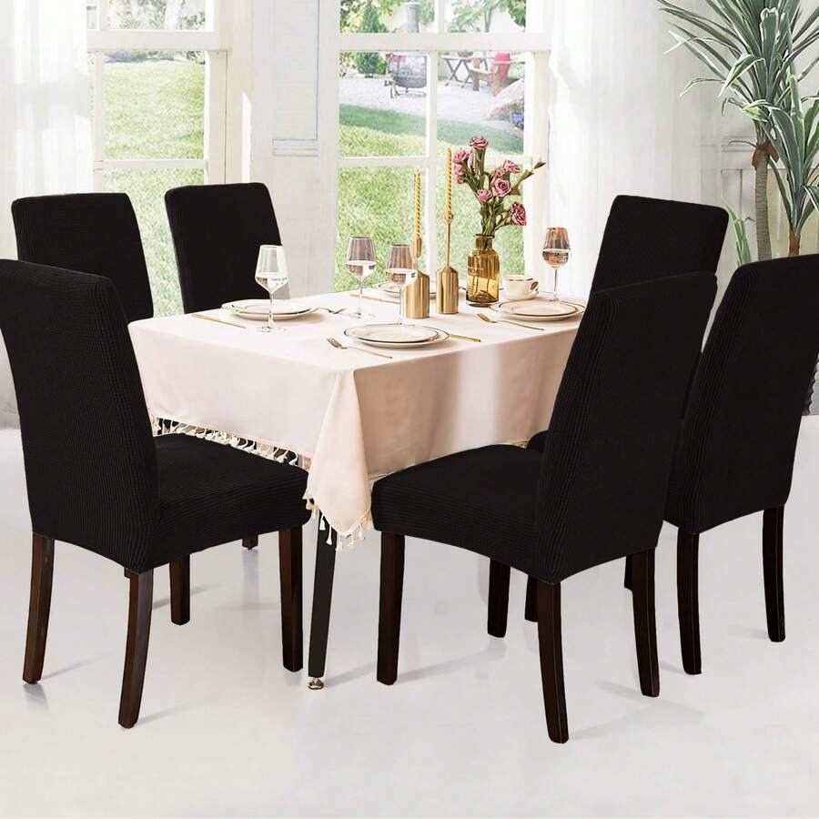 Chair Covers - Black - View 1