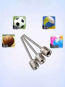 5pcs Metal Air Pump Needles, Universal For Sports Balls Inflation, Suitable For Football, Basketball, Volleyball - Air Needle - View 10
