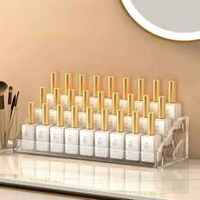 5/4/3 Tier Detachable Multi-Functional Storage Rack, Suitable For Storing Perfume, Cosmetics, Glasses, Nail Polish, Etc. Acrylic Material, Large Capacity Design, Suitable For Use In Vacation, Beach, Bathroom, Bedroom And Other Scenarios. - Multicolor - View 10