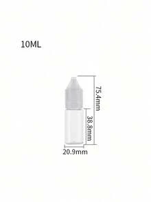 纖細滴管瓶 5ml/10ml/15ml/20ml/30ml/50ml 空可擠壓眼藥水瓶，空可擠壓眼藥水瓶，寵物可擠壓液體滴管瓶蓋，適合返校與旅行，便攜輕巧 - 旅行配件，便攜旅行瓶，尖頭凝膠瓶可擠壓滴管瓶透明塑料瓶，紋身用品，適用於液體墨水油畫藝術與手工藝透明，旅行配件，旅行必需品 - 彩色 - 查看 9