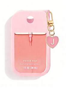 1 Set 1oz (30ml) No-Rinse Hand Sanitizer Spray Bottle Protective Case, 26 Designs Heart & Letter Pattern Silicone Anti-Drop Anti-Collision Protective Cover With Keychain, Suitable For Travel, Outdoor, Gift Use, Applicable For Halloween, Christmas - View 25