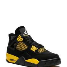 Nike Air Jordan 4 Retro Sneakers - Authentic Iconic Basketball Shoes | Viral 2026 Men's High-End Retro Streetwear | Premium Leather & Mesh Performance Trainers | Classic Air Cushioning & Support Wings | Legendary Designer Athletic Footwear - Thunder (2023) - 查看 2