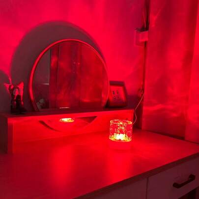 1 đèn chiếu LED hiệu ứng sóng nước, điều khiển cảm ứng/từ xa, cấp nguồn USB, 16 chế độ đổi màu, đèn chiếu bầu trời sao cho phòng ngủ, đèn trang trí lãng mạn, đèn trang trí đám cưới