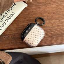 极简韩欧风半透明粉黑波点耳机盒+耳挂式耳机套，兼容 Pro 3、新款Pro 2、可爱4号极简3号个性化1/2耳机盒及保护套（女士款） - 無色 - 查看 10