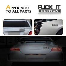 Car Edition Emblem 3D ' IT' Car Badge Decal Metal Fender Emblem Sticker Automotive Exterior Decorative Accessories For SUV Sedan Motorcycle Black - Đen - Xem 3