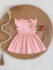 2件套幼儿女童可爱樱桃印花连衣裙套装 - 彩色 - 查看 7