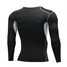 Men Workout Clothes - 1029 Black - View 3