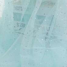 1片闪亮亮片薄纱面料，激光亮片薄纱，适用于制作芭蕾舞裙、DIY工艺品、生日派对装饰 - 多色 - 查看 19