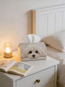 Sac de rangement personnalisé pour serviettes hygiéniques/mouchoirs imprimé avec photo de mode, sac à mouchoirs en tissu, distributeur de mouchoirs en tissu créatif, sac à mouchoirs suspendu, convient pour la salle de bain, le salon, la chambre à coucher et autres fournitures domestiques quotidiennes - Multicolore - Voir 2