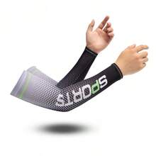 3 paires de manchettes de bras pour le cyclisme et le fitness d'été, protection UV, manchettes de glace, protège-bras anti-UV - A - Voir 5