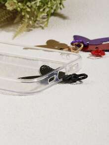 360°旋转超薄0.2mm手机垫，复古蝴蝶图案，304不锈钢手机夹，手机挂绳配件，单扣垫，超薄防丢背贴，坚固连接垫，单耳耳机夹，通用腕带金属垫贴片夹 - 彩色 - 查看 6