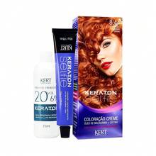 Keraton Selfie Hair Dye - Full Gray Coverage - Choose Your Color - 8.44 Intense Light Copper Blonde - View 1