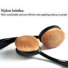 Toothbrush-Shaped Foundation Brush, Blush Brush Recommended By Internet Celebrities, Suitable For Beginners, Seamless Concealer, BB Cream, And Liquid Foundation - Multicolor - View 3