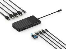 Kensington UH1510P USB C Hub 11-In-1 Triple Display With 2 HDMI 1 DP++, 85W Power Charging, Ethernet, SD/MicroSD Card Slots, 3xUSB-A, 2xUSB-C, USB C Dongle For Dell/HP/Lenovo/ThinkPad (K34040WW) - View 1