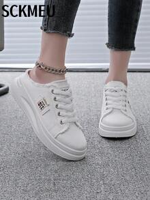 SCKMEU. Unisex Spring New Arrival Plus Size Slip-On Slippers, Lightweight Comfortable Classic Versatile - White - View 6
