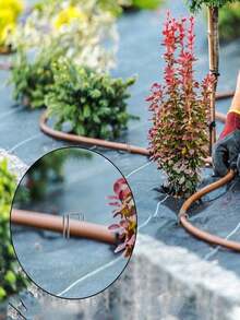 10/20个镀锌U型花园安全钉 - 草坪布种植用品，防风钉，防锈花园U型固定钉，用于固定草坪布、网布、帐篷、户外花园锚固工具、农用薄膜覆盖物、庭院帐篷地钉 - 款式一 - 查看 10