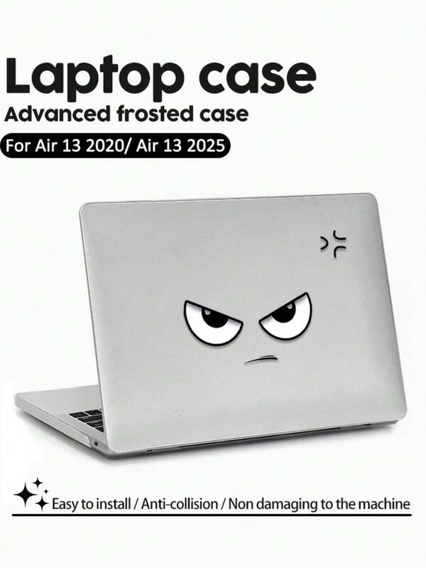 Una pieza de funda para portátil transparente con patrón enojado creativo, ligera y resistente a los golpes, adecuada para Air de 13 y 15 pulgadas, así como para las versiones Pro M2 y M3 de 14 pulgadas. Combina resistencia a las huellas dactilares, protección contra golpes y disipación del calor, convirtiéndola en el regalo perfecto para fiestas y ocasiones especiales.