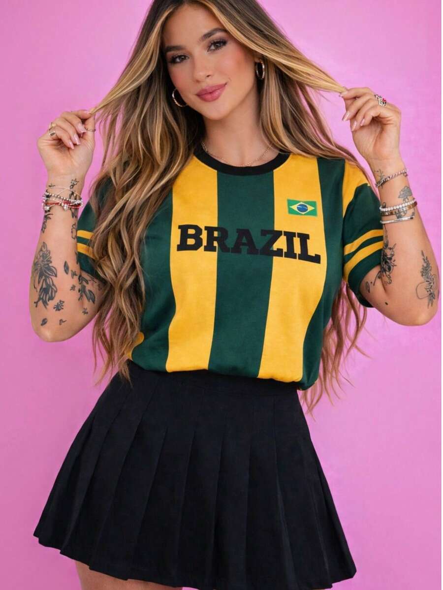 Max T-Shirt BRAZIL Comfort In Every Detail - 綠色 - 查看 1